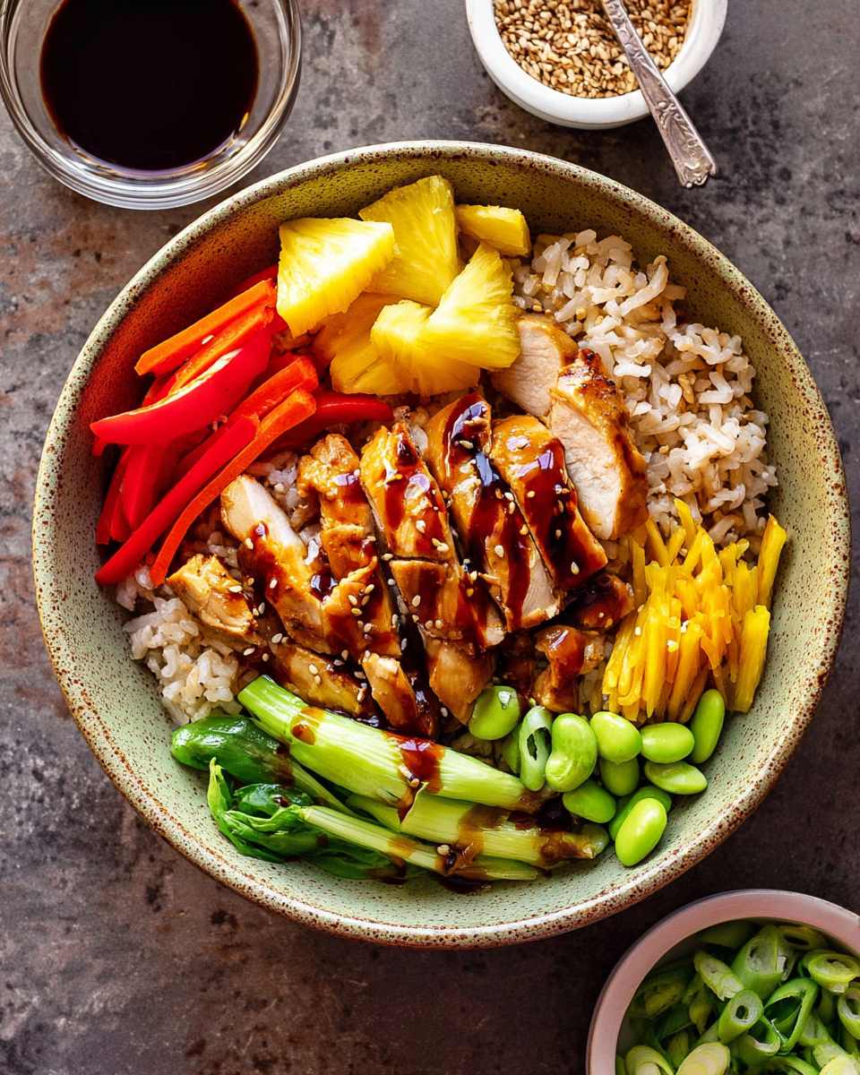 Teriyaki Chicken and Rice Bowls
