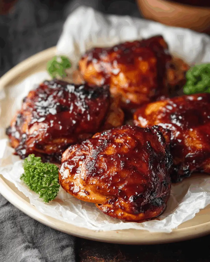 BBQ Baked Chicken Thighs