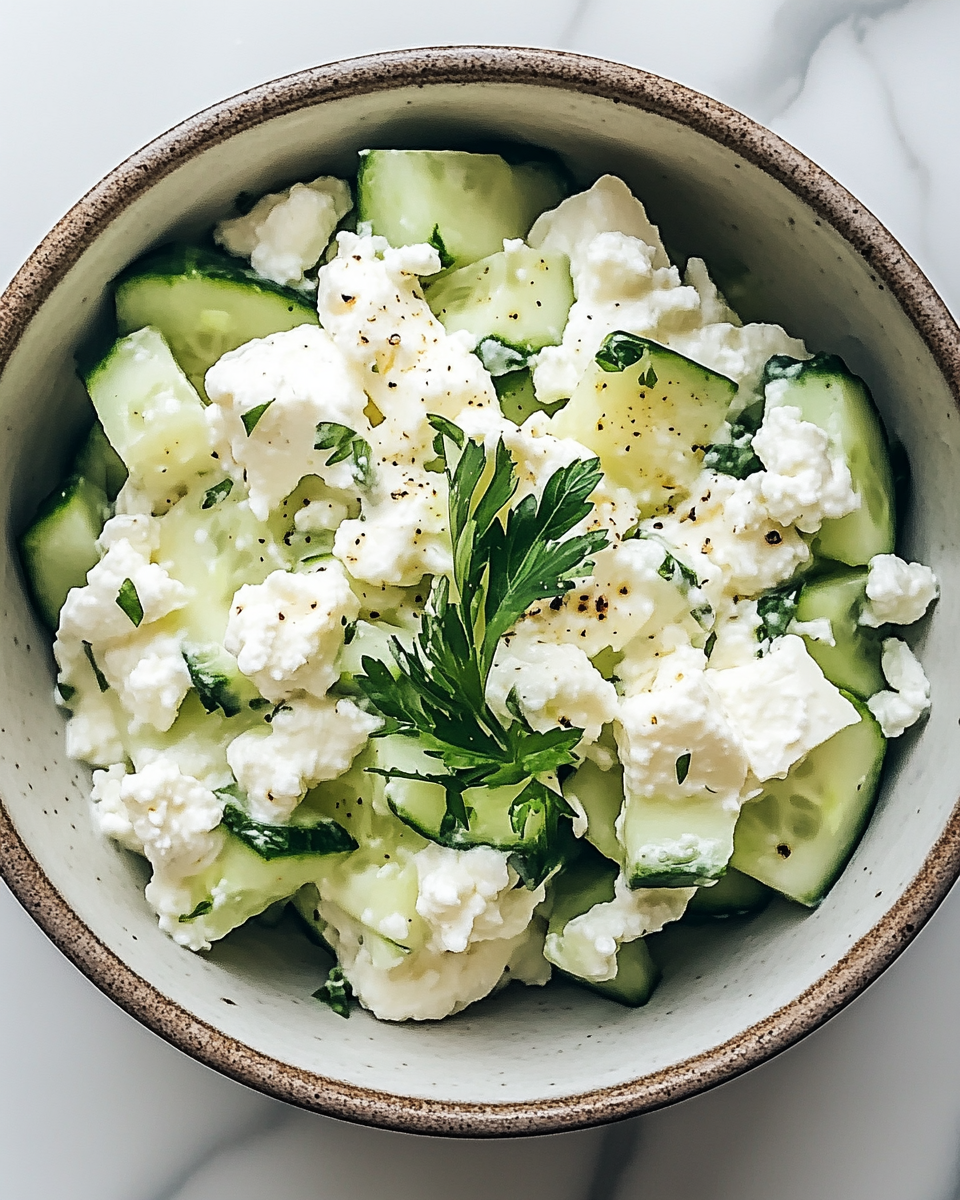 Cottage Cheese and Cucumber Salad