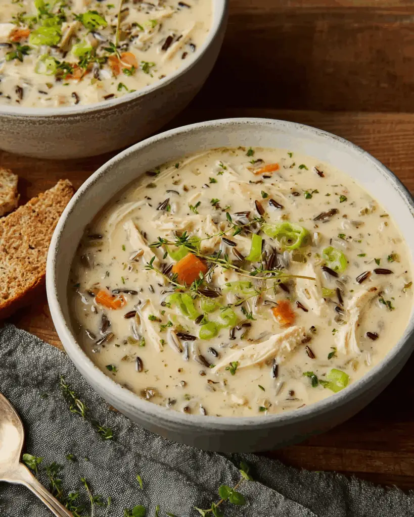 Creamy Chicken and Wild Rice Soup