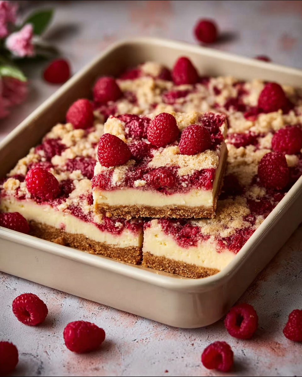 Raspberry Cheesecake Bars