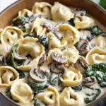 Classic Creamy Spinach & Mushroom Tortellini
