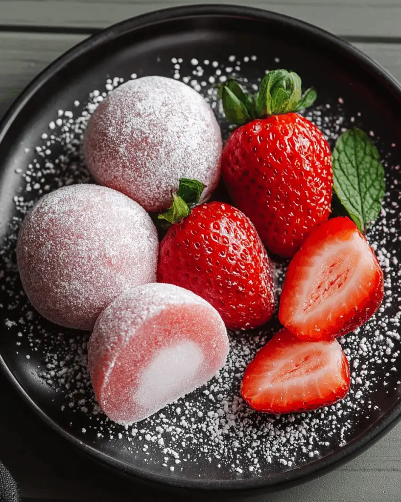 Strawberry Mochi