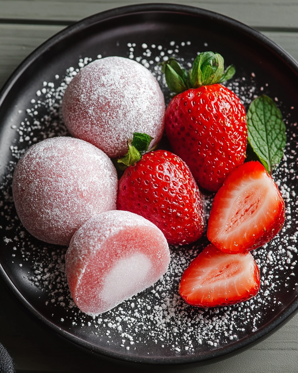 Strawberry Mochi