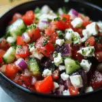 Greek Salsa with Feta and Olives