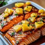 Honey Pineapple Salmon