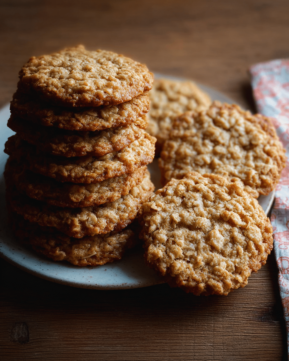 Brown Sugar Oatmeal Cookies