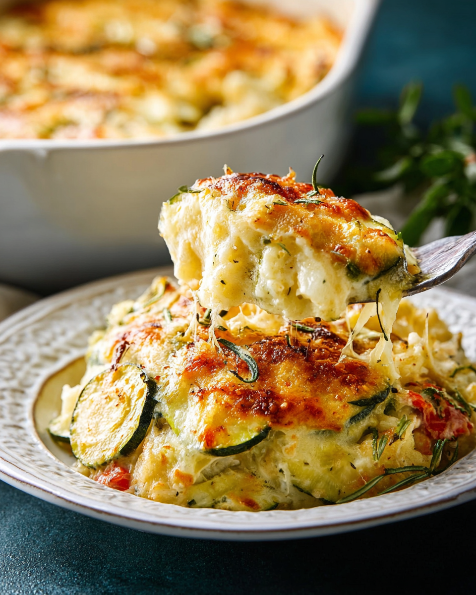 Cheesy Zucchini Bake