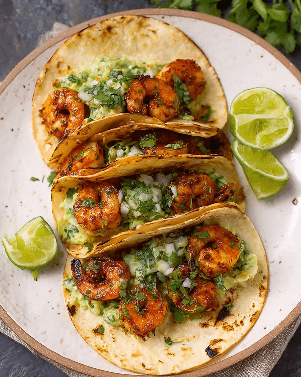 Cilantro Lime Shrimp Tacos