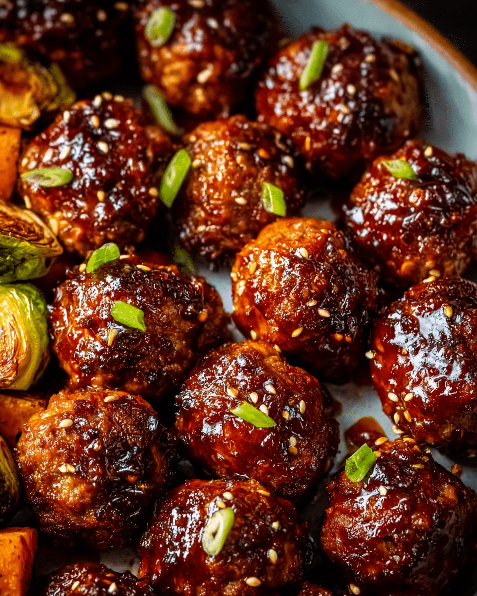 Korean BBQ Meatballs