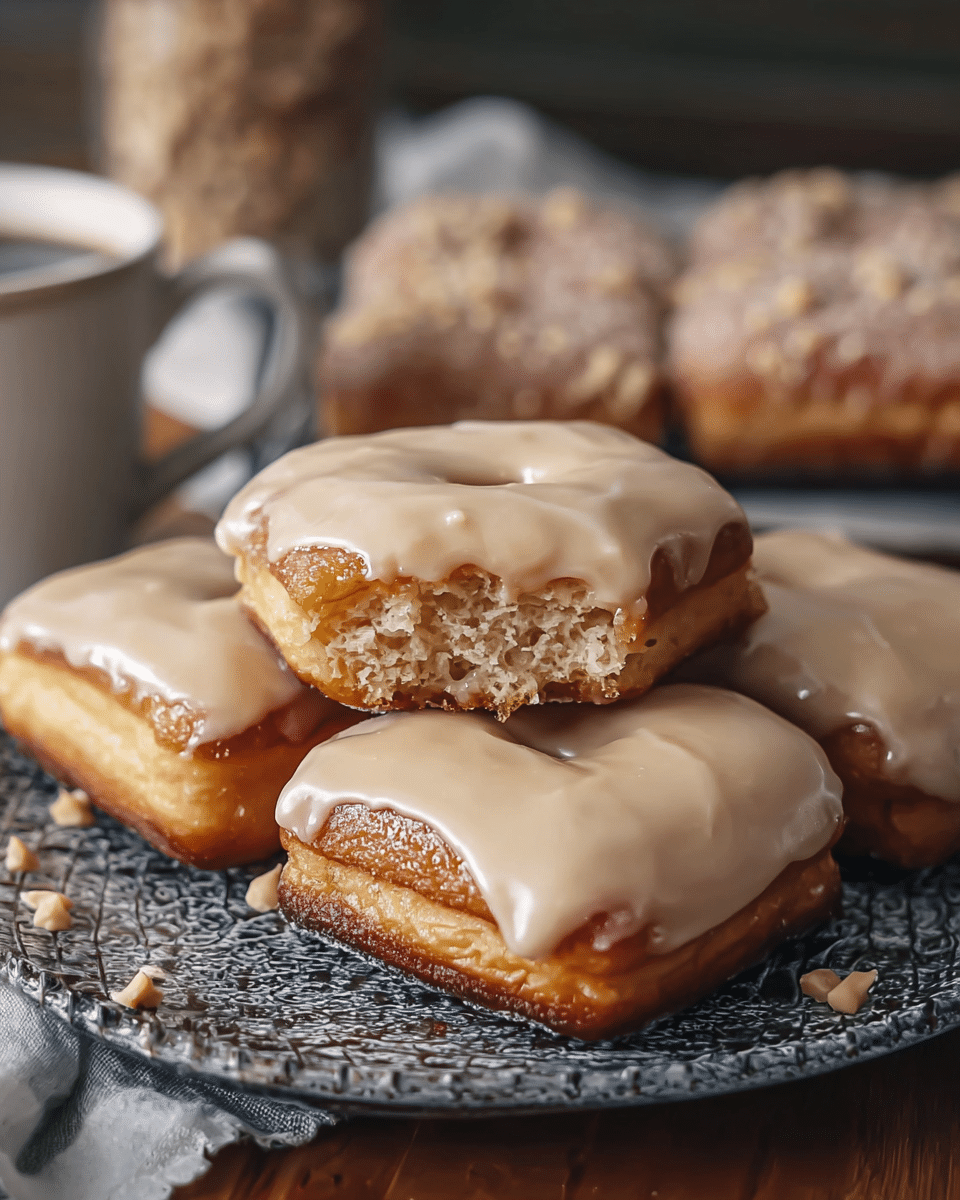Maple Donut Bars