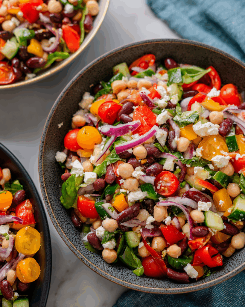 Mediterranean Protein-Packed Bean Salad