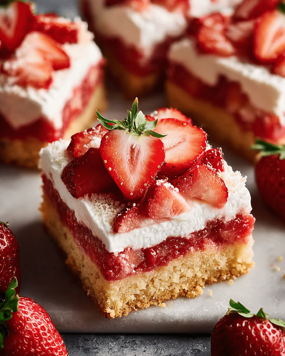 Strawberry Shortcake Bars