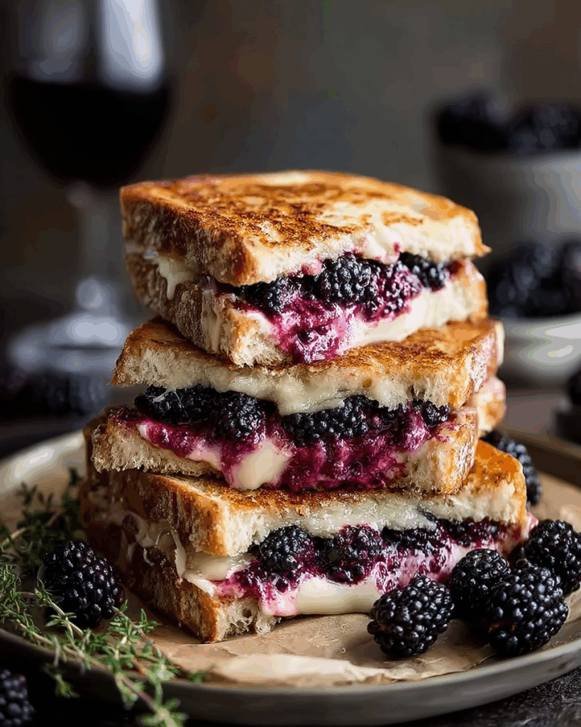 Balsamic Blackberry Grilled Cheese