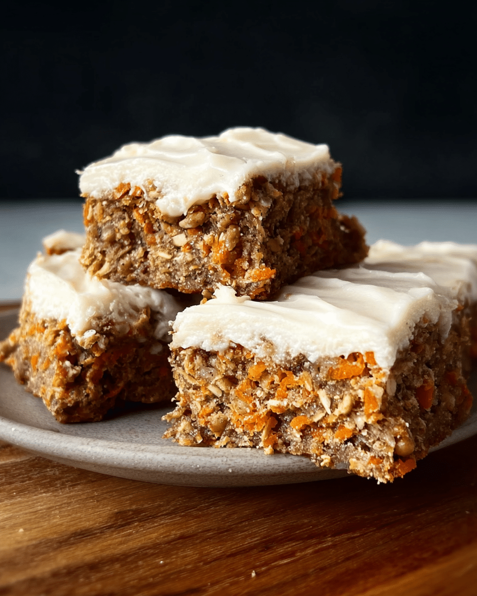 Carrot Cake Breakfast Bars