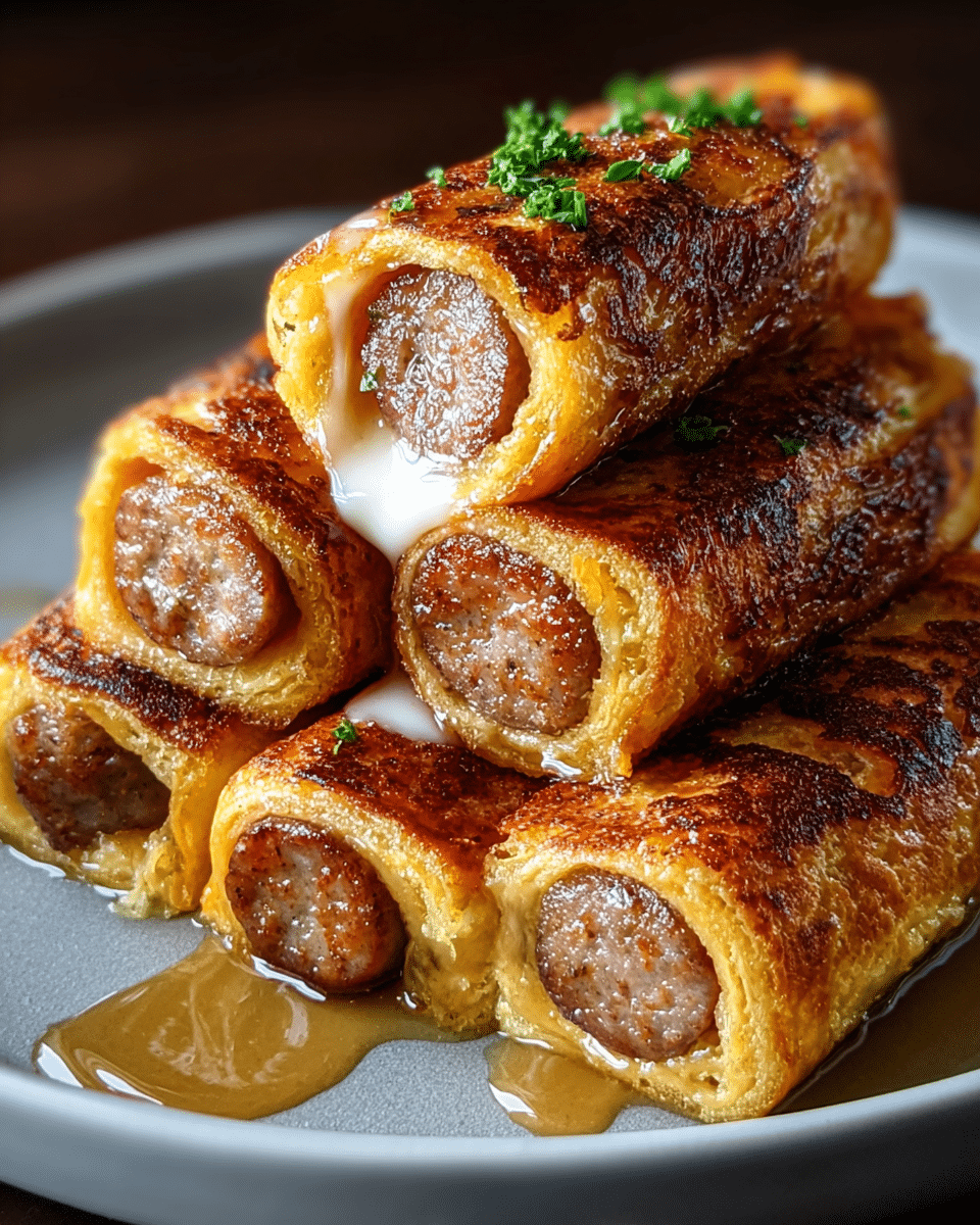 Sausage French Toast Roll-Ups