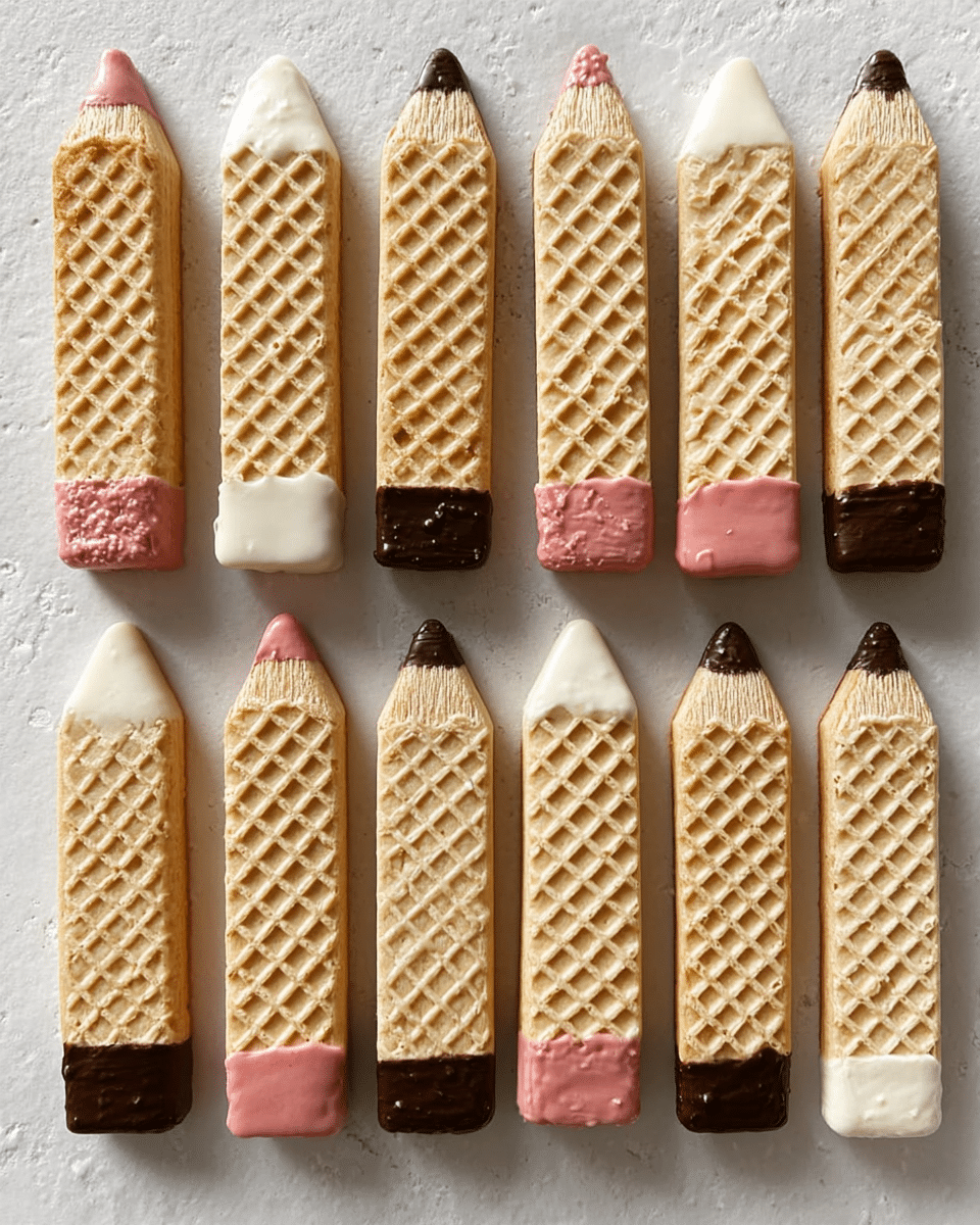 Wafer Pencil Cookies