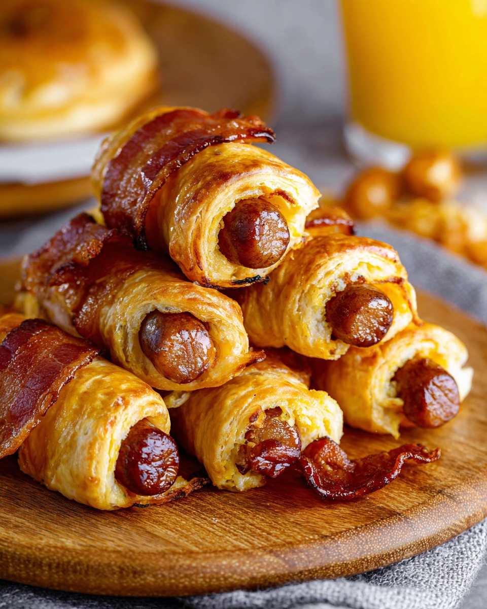 Breakfast Pigs in a Blanket