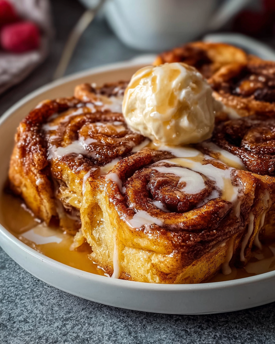 Cinnamon Roll French Toast Bake