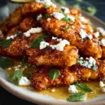 Crispy Hot Honey Feta Chicken