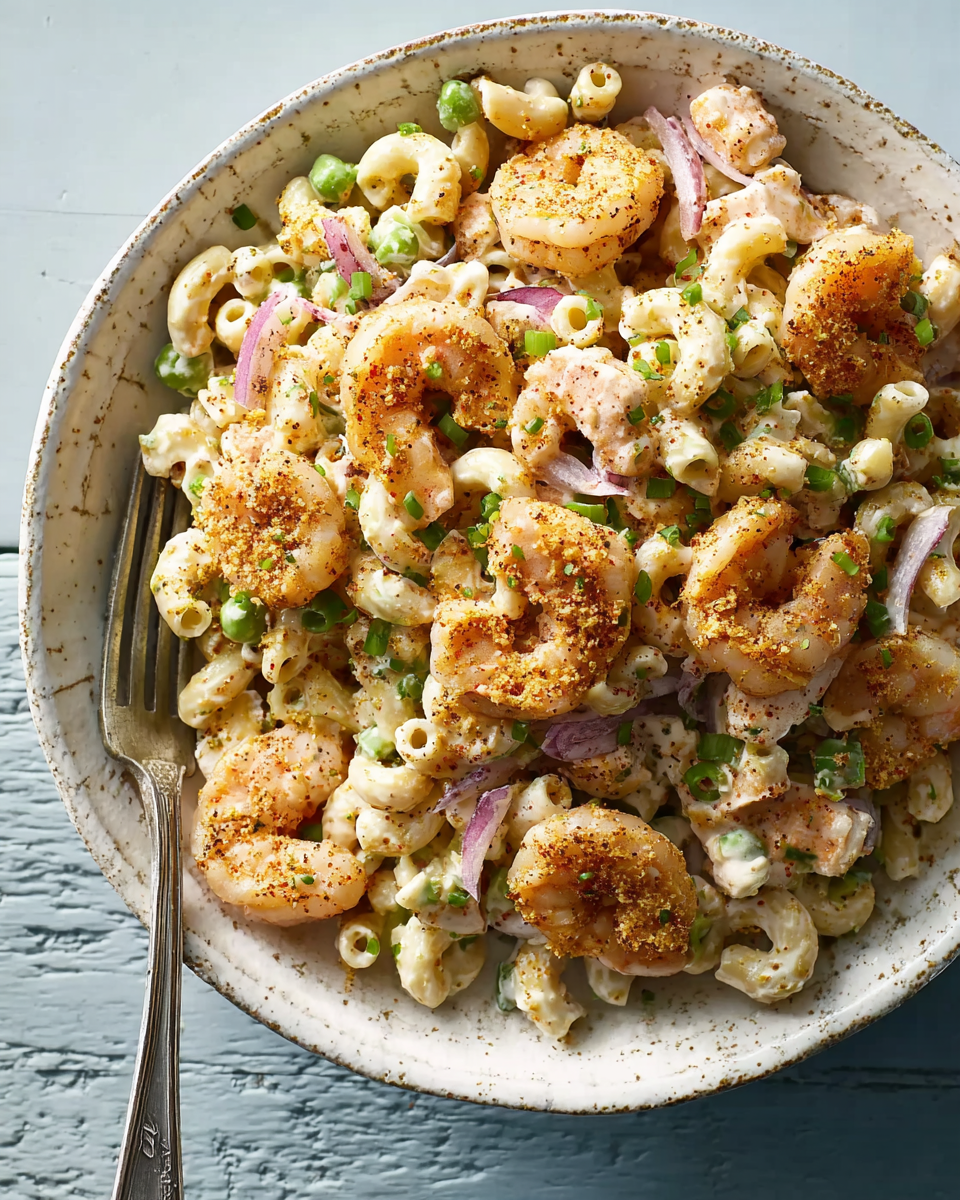 Old Bay Shrimp and Macaroni Salad