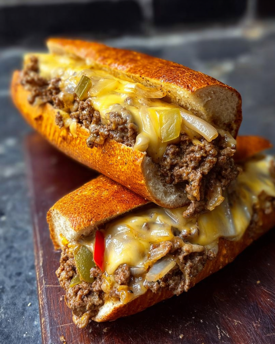 Philly Cheesesteak Sloppy Joes