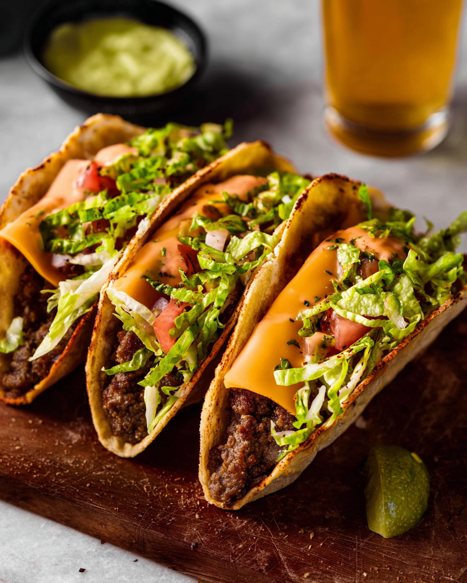 Smash Burger Tacos