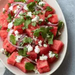 Watermelon Mint Feta Salad