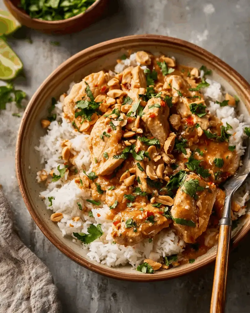 Easy Thai Peanut Chicken
