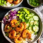 Honey Sriracha Shrimp Bowls