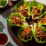 Lettuce Wraps with Ground Turkey and Veggies