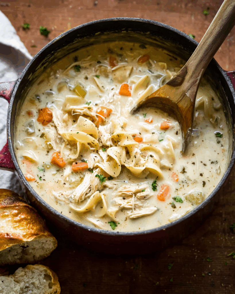 Creamy Chicken Noodle Soup