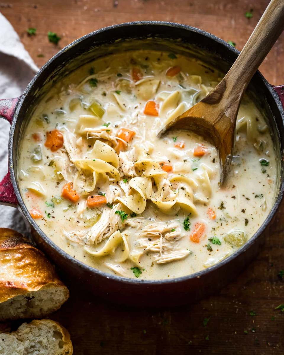 Creamy Chicken Noodle Soup