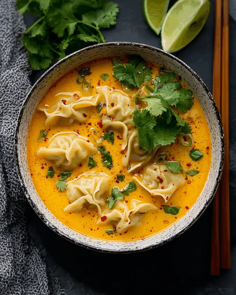 Curry Dumpling Soup