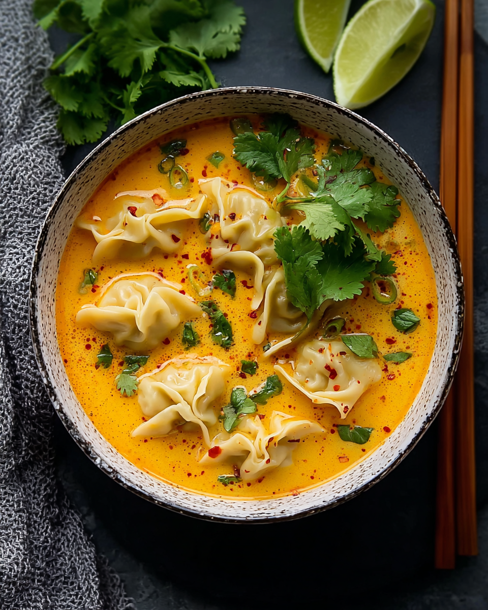 Curry Dumpling Soup