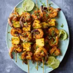 Grilled Shrimp & Pineapple Skewers