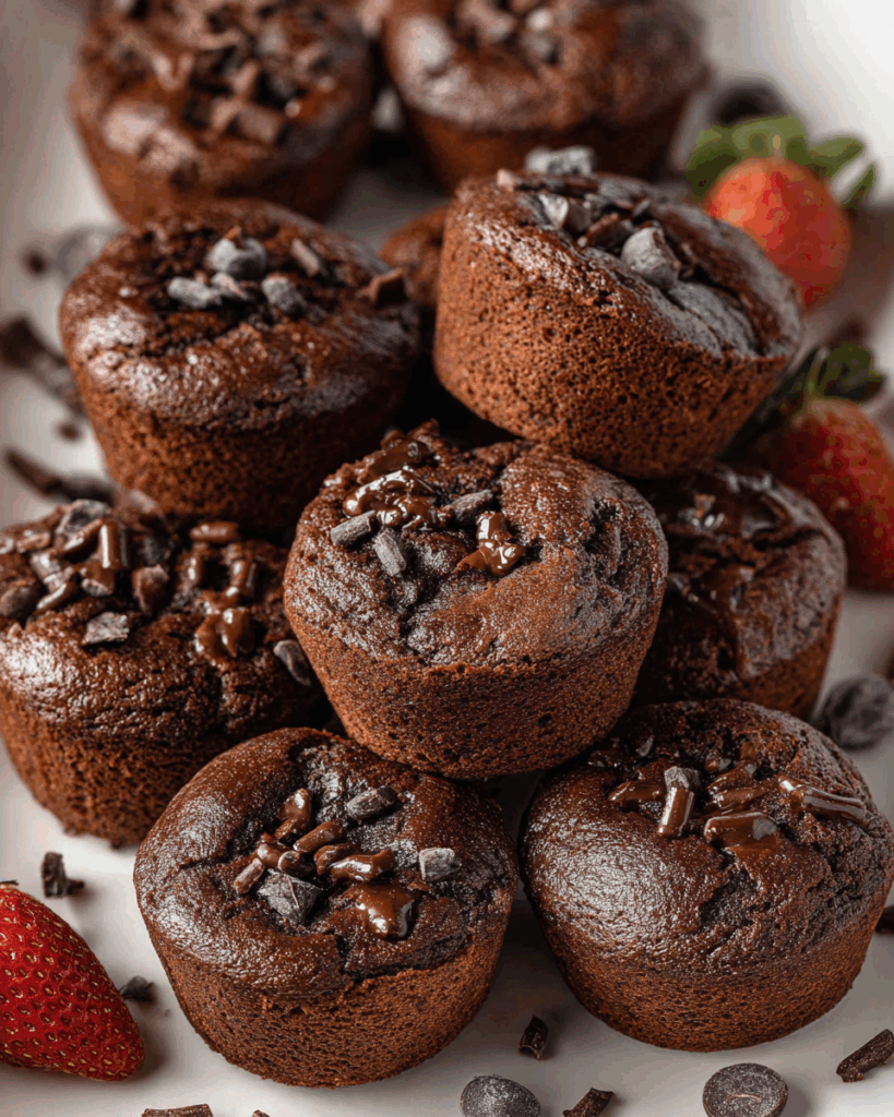 Healthy Chocolate Mini Muffins