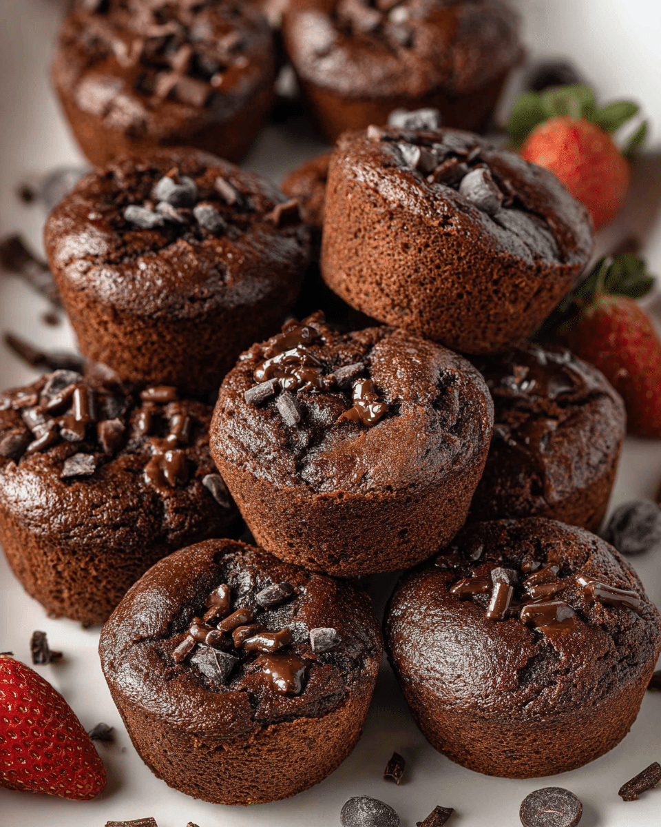 Healthy Chocolate Mini Muffins