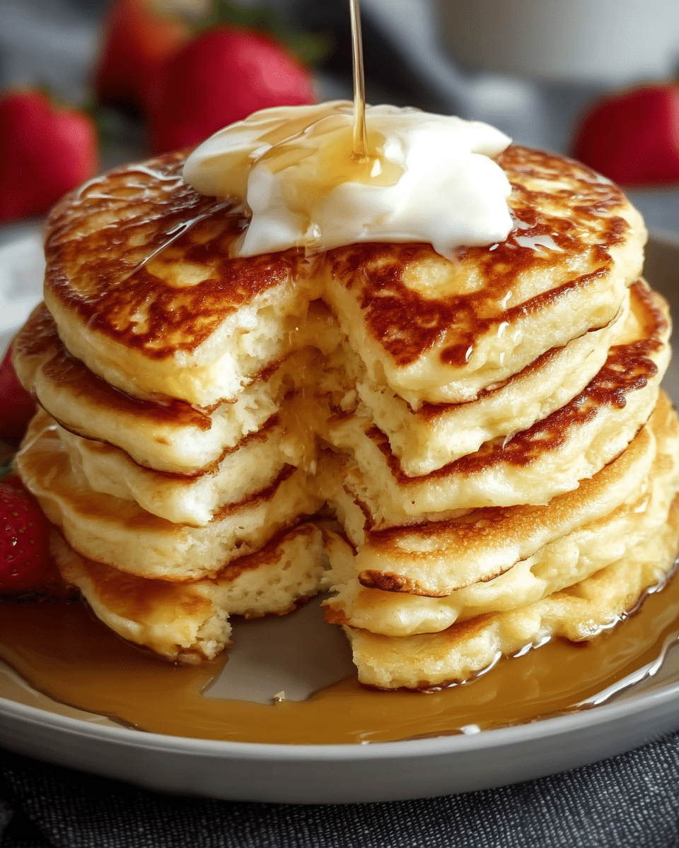 Flourless Cottage Cheese Pancakes