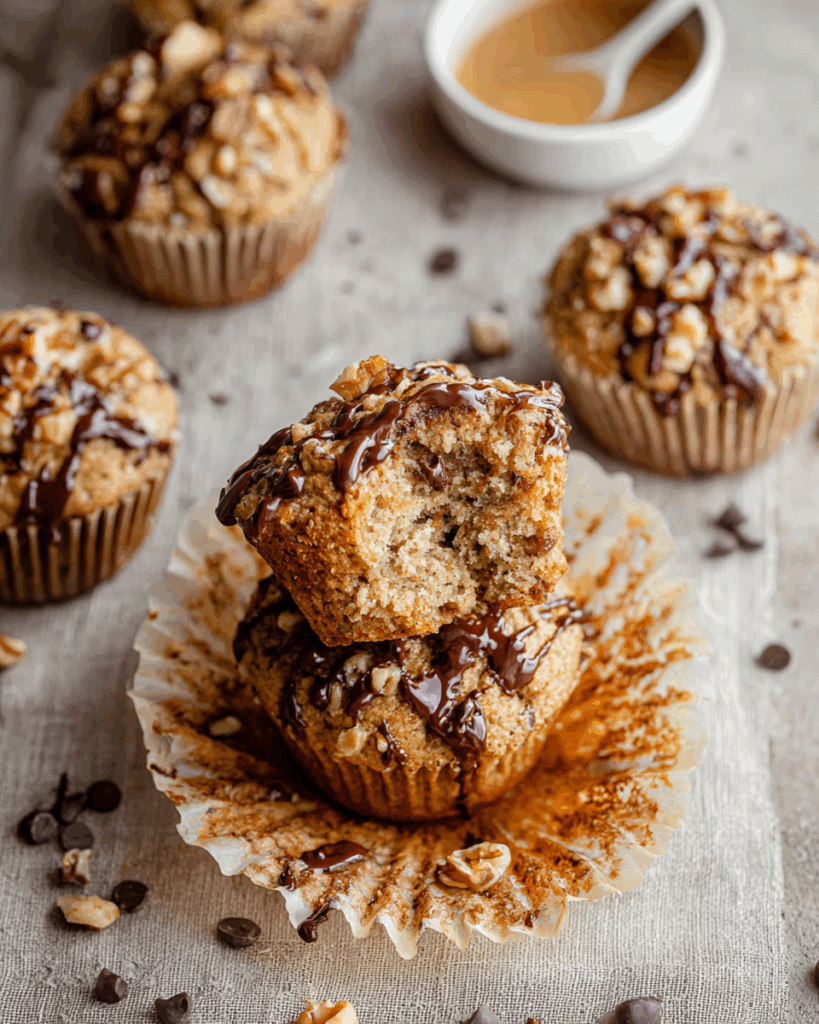 Banana Nut Protein Muffins