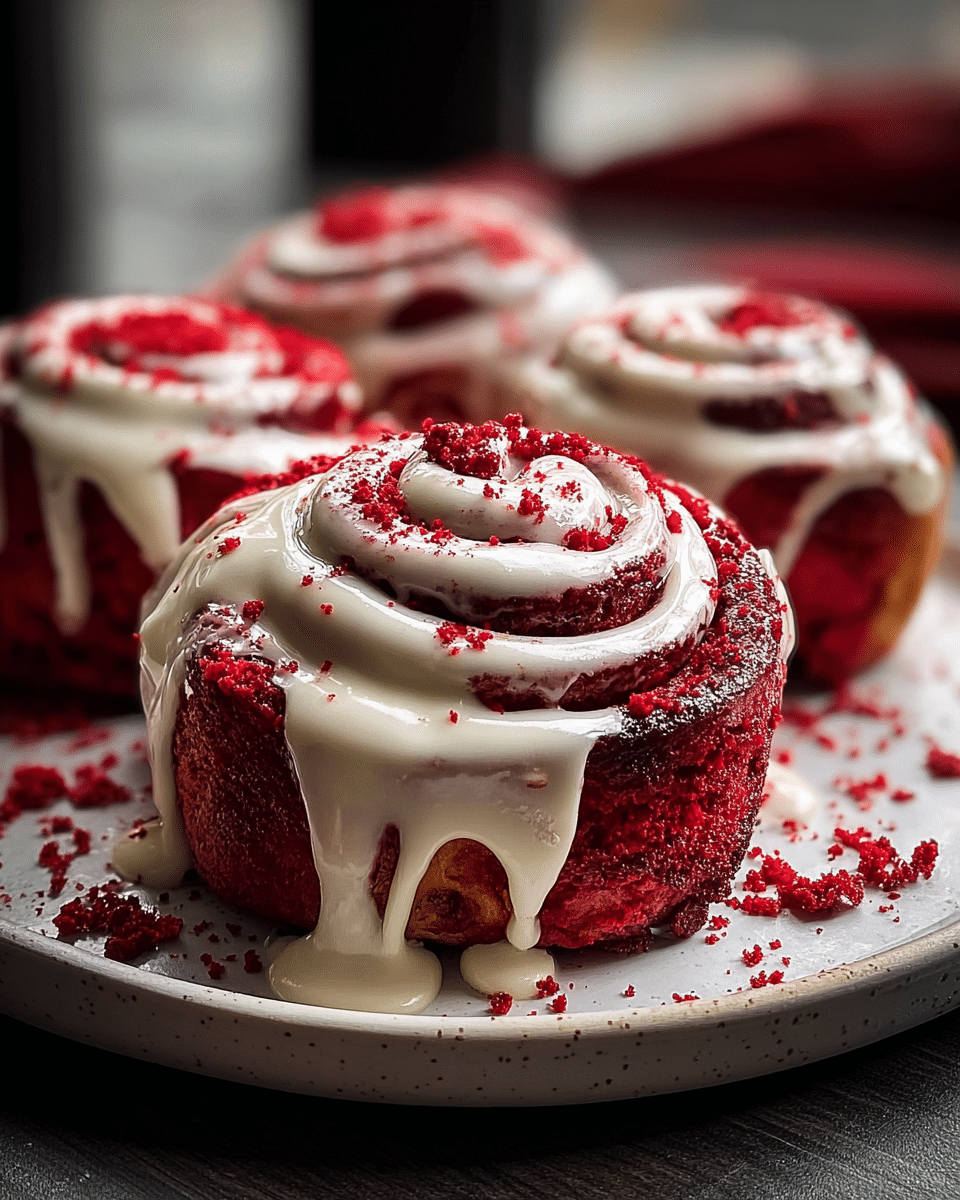 Red Velvet Cinnamon Rolls