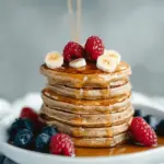 Cottage Cheese Banana Oatmeal Protein Pancakes