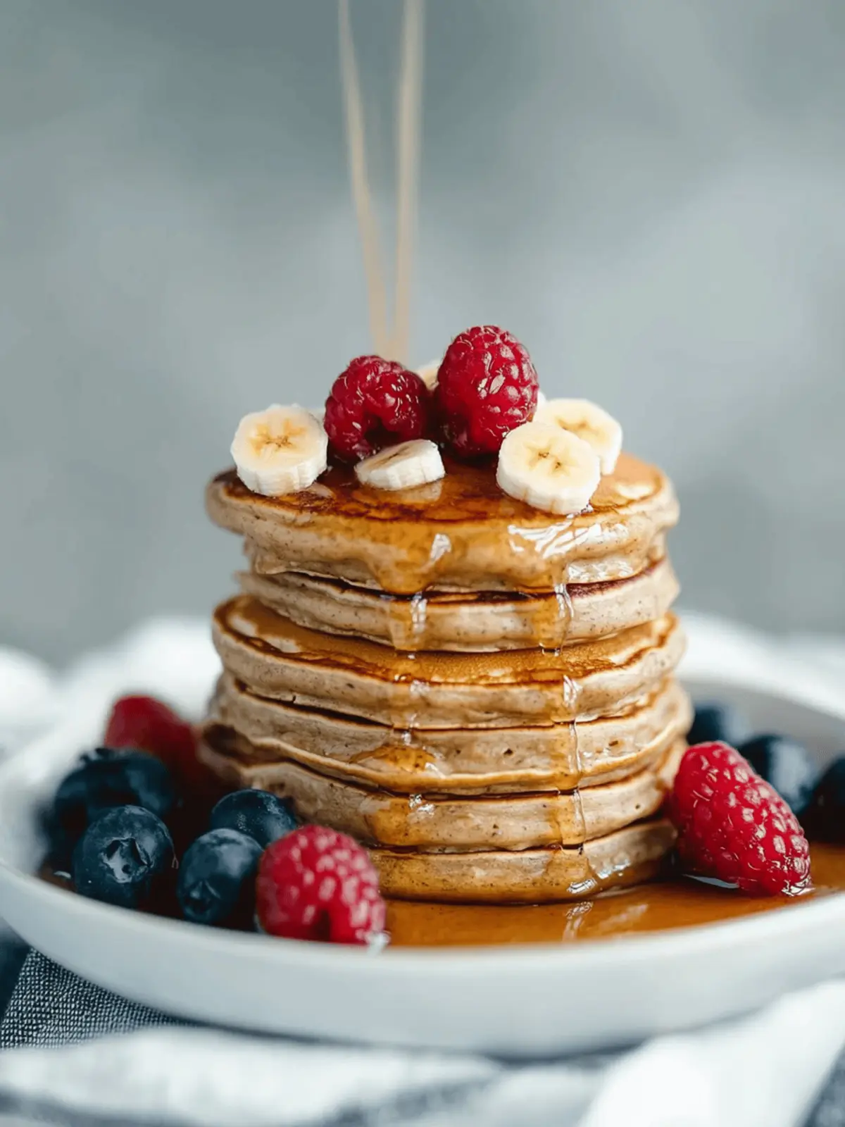 Cottage Cheese Banana Oatmeal Protein Pancakes