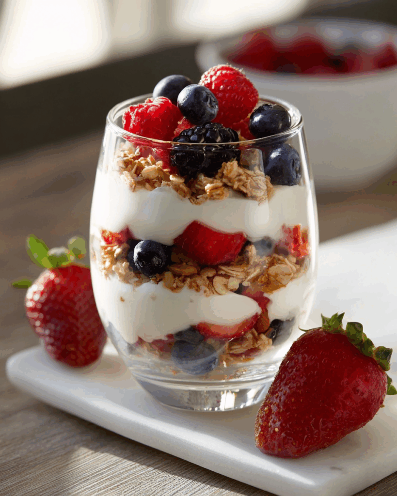 Greek Yogurt Berry Parfaits