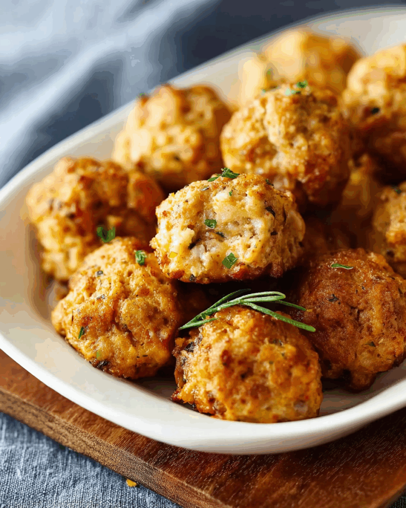 Cream Cheese Sausage Balls