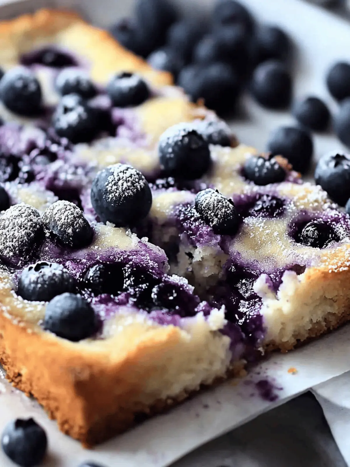 Blueberry Cottage Cheese Breakfast Bake