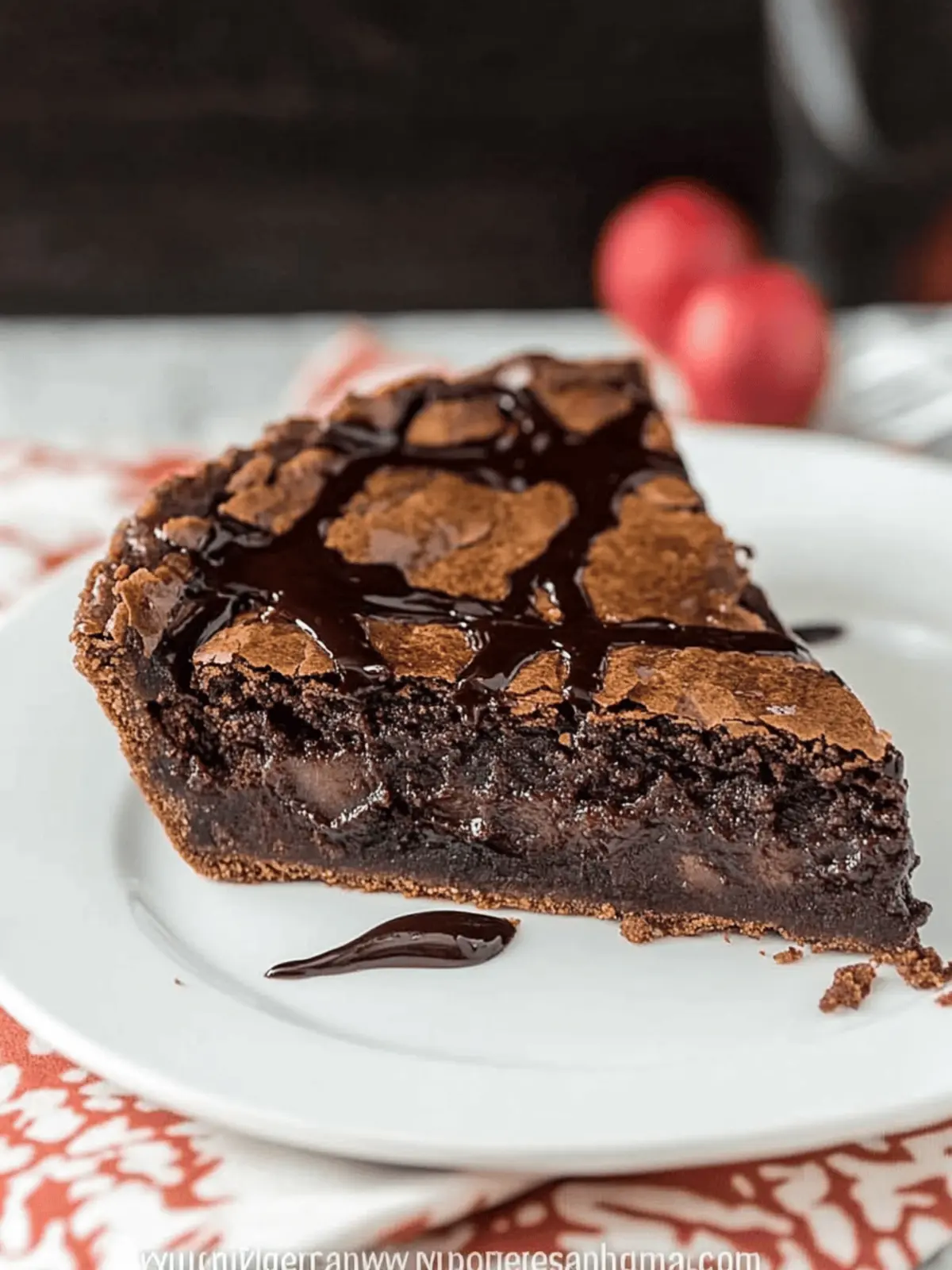 Gooey Brownie Pie
