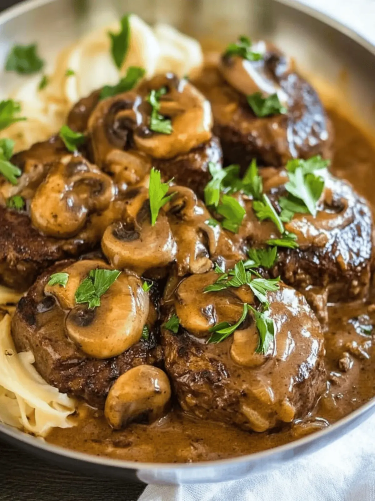 Bobby Flay Salisbury Steak Recipe