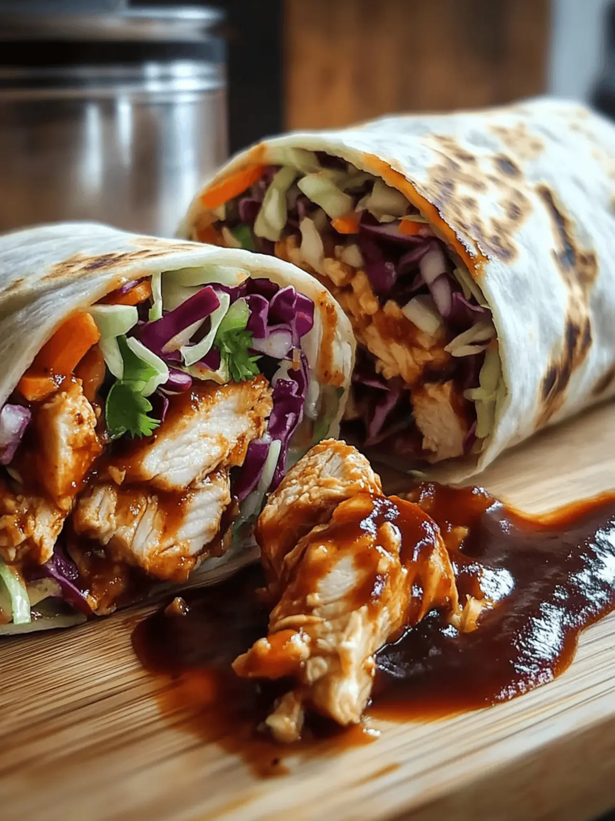 BBQ Chicken Coleslaw Wraps: Quick, Flavorful Fun for Dinner