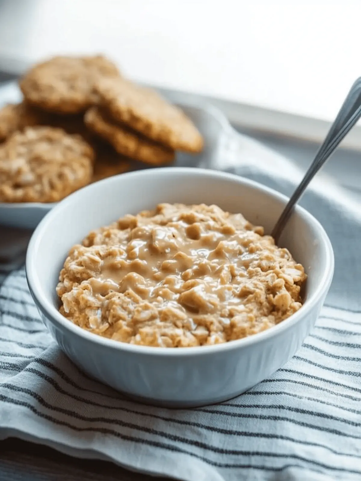 Delicious Peanut Butter Cookie Oatmeal for a Quick Breakfast
